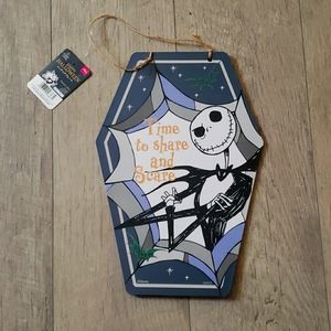 Nightmare Before Christmas holiday sign